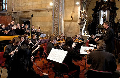 Johanns Passion (BWV 245) in St.-Gothards-Dom in Slaný, 2. 4. 2005