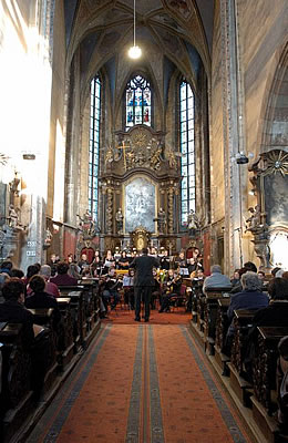 Janovy pašije J. S. Bacha v chrámu sv. Gotharda ve Slaném